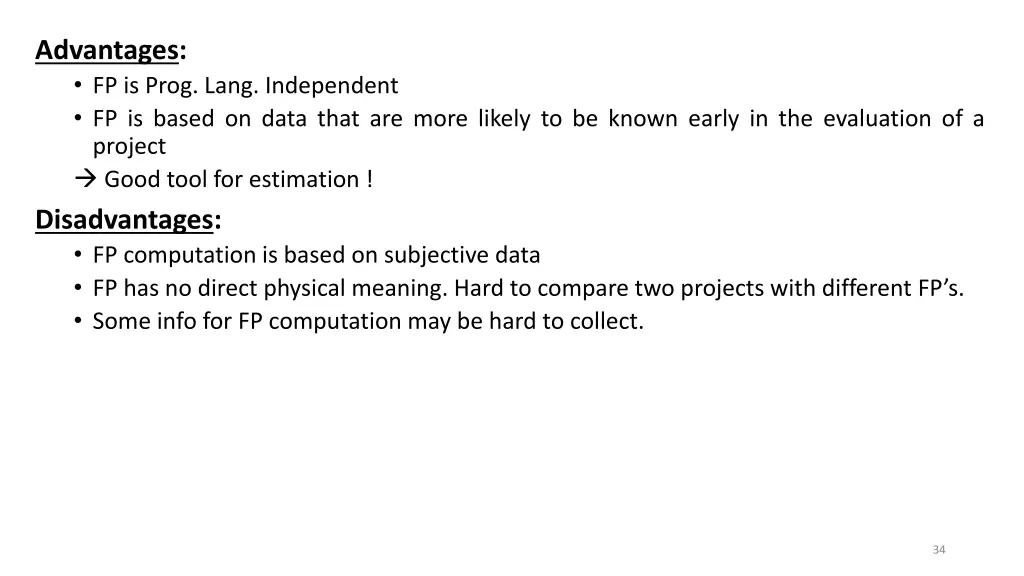 advantages fp is prog lang independent