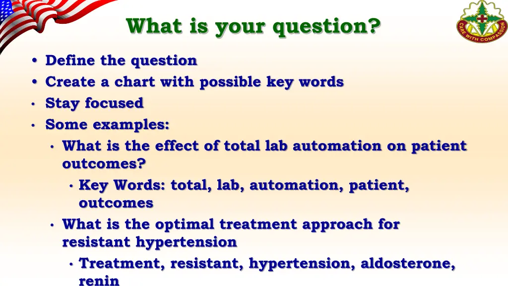 what is your question