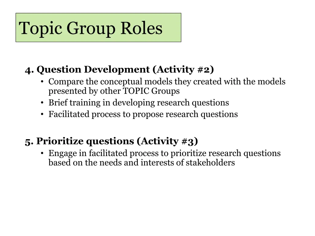 topic group roles 2