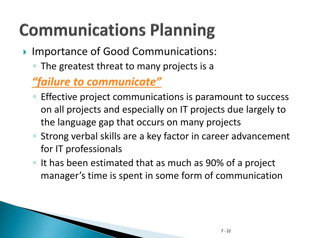 importance of good communications the greatest