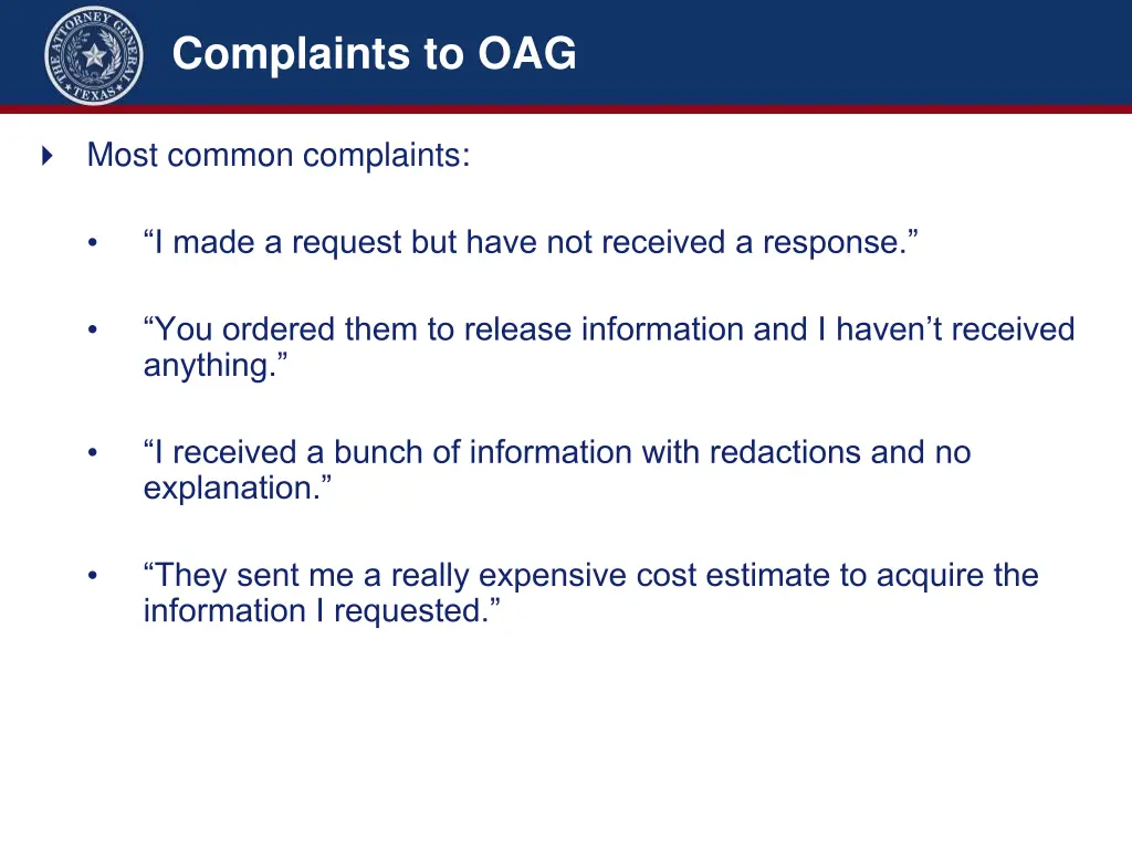 complaints to oag