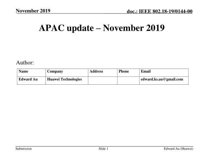 november 2019