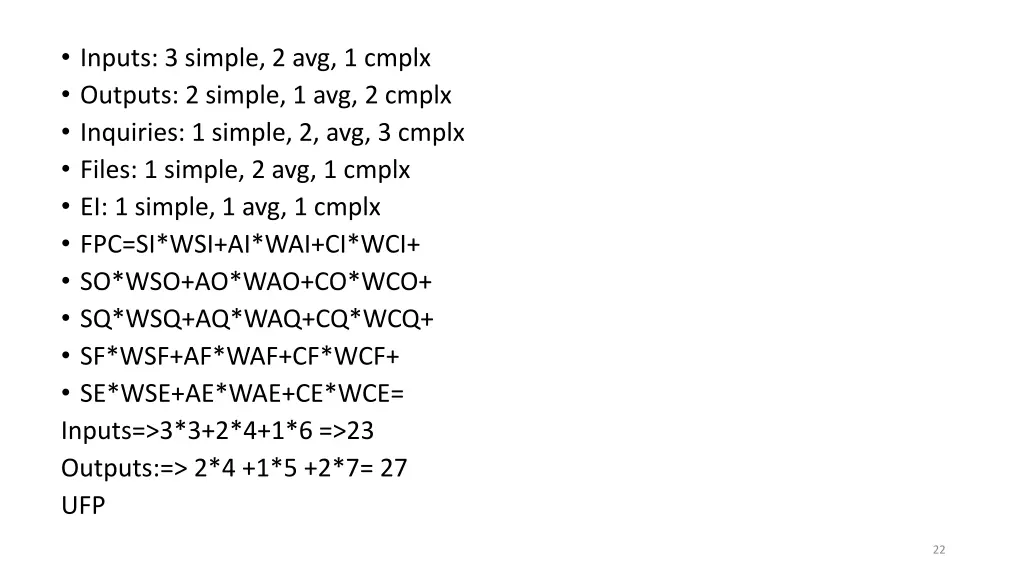 inputs 3 simple 2 avg 1 cmplx outputs 2 simple