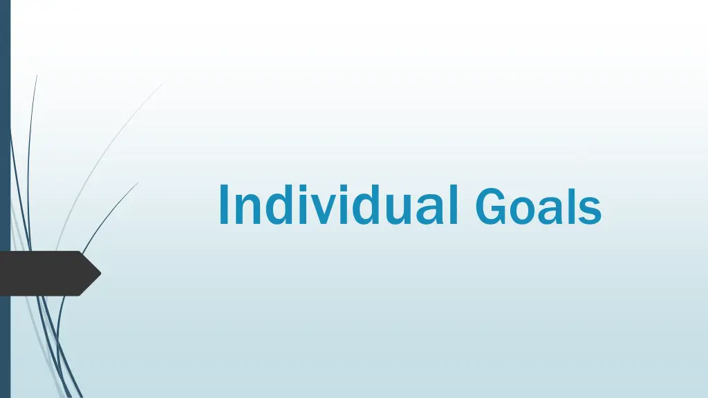 individual goals