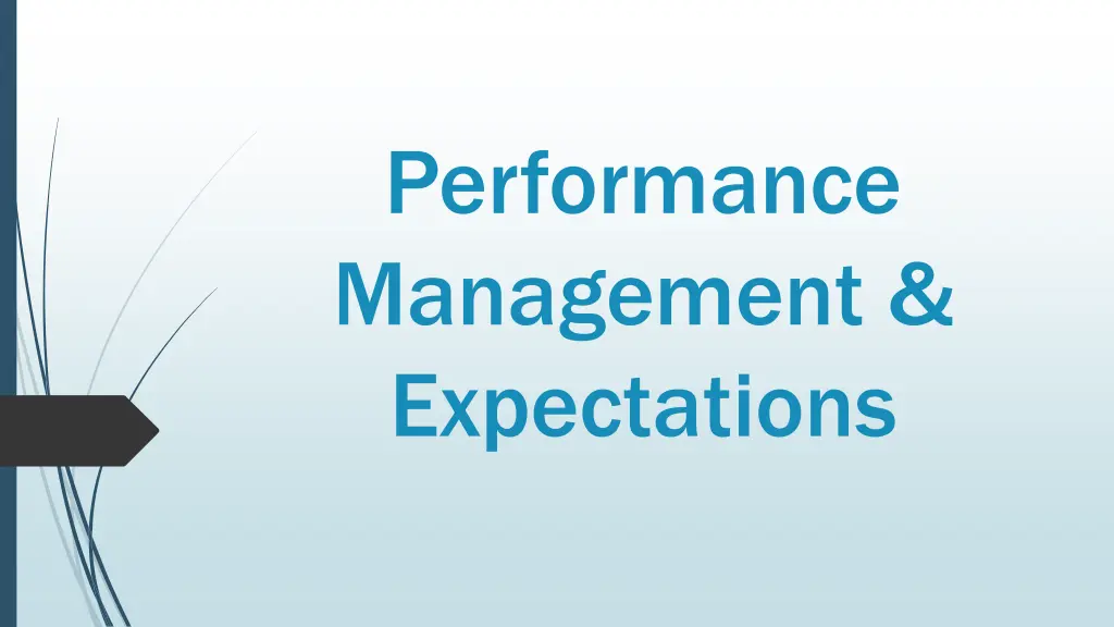 performance management expectations