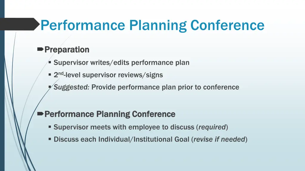 performance planning conference 1
