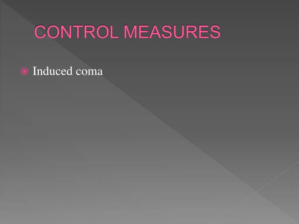 control measures