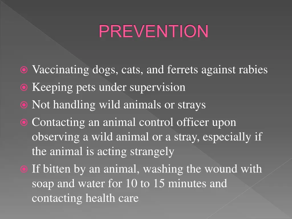 prevention