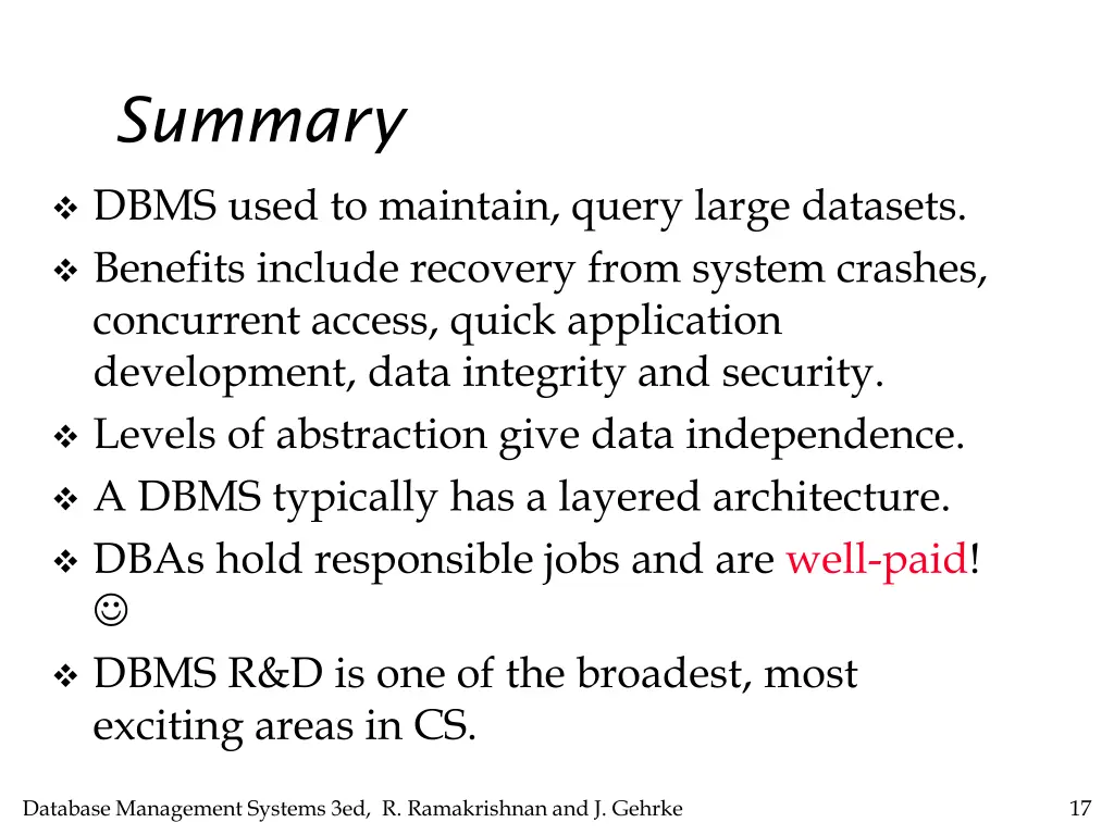 summary