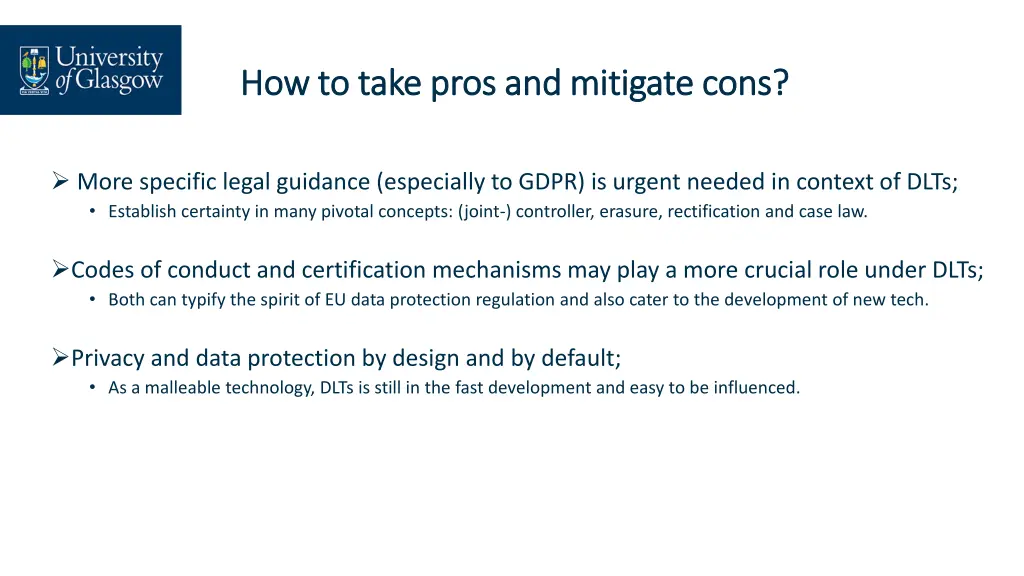how to take pros and mitigate cons how to take
