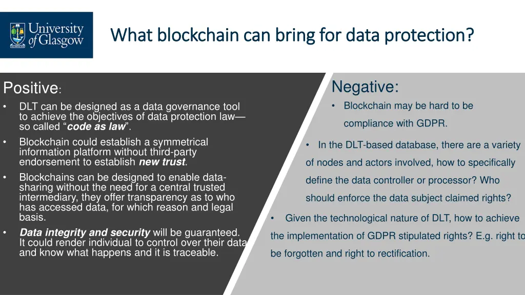 what blockchain can bring for data protection