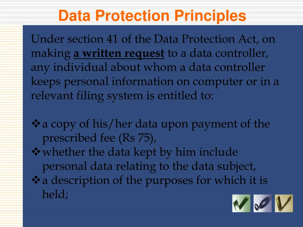 data protection principles 11
