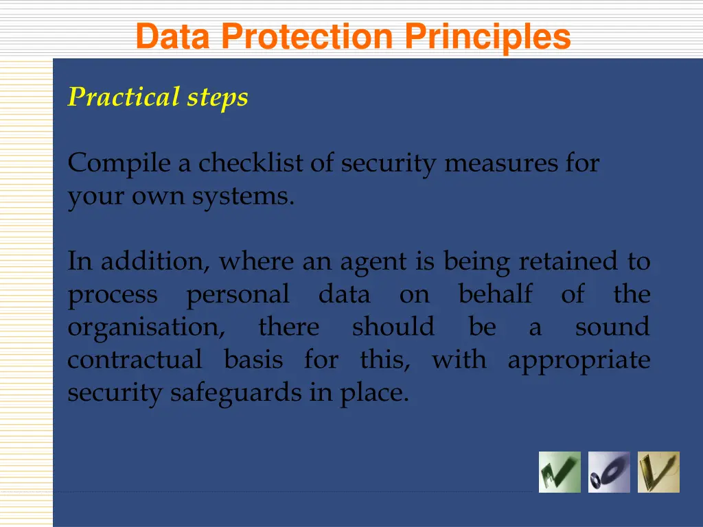 data protection principles 13
