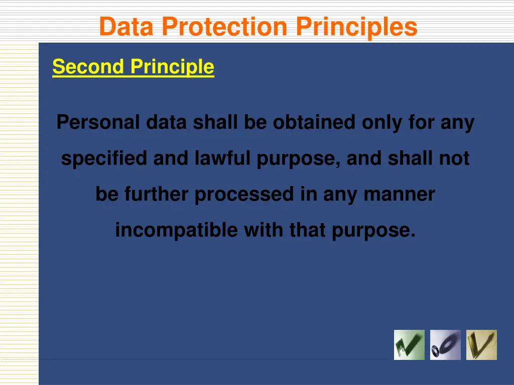 data protection principles 2