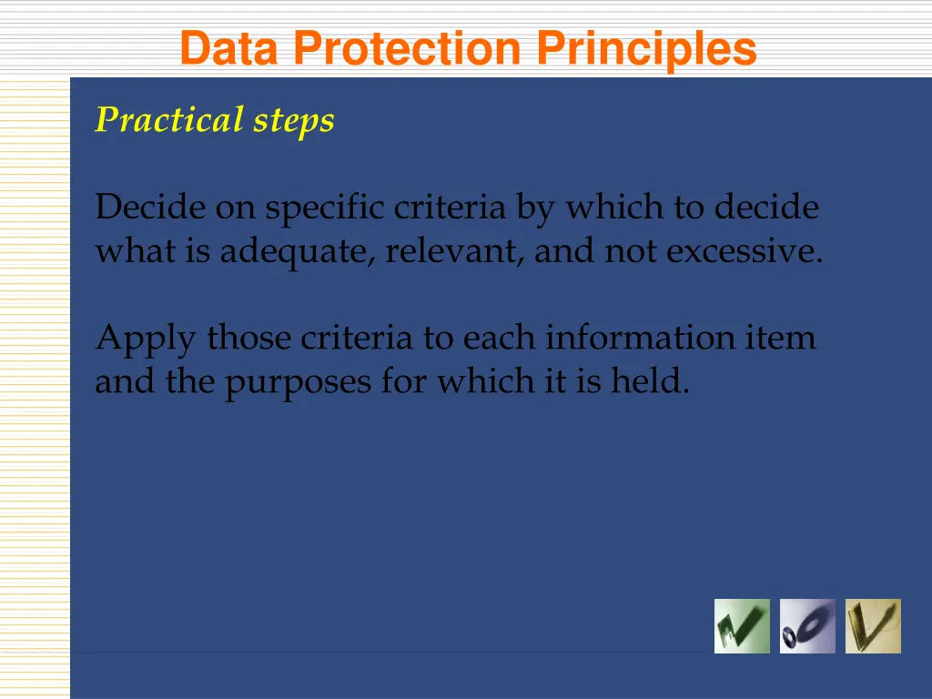 data protection principles 5