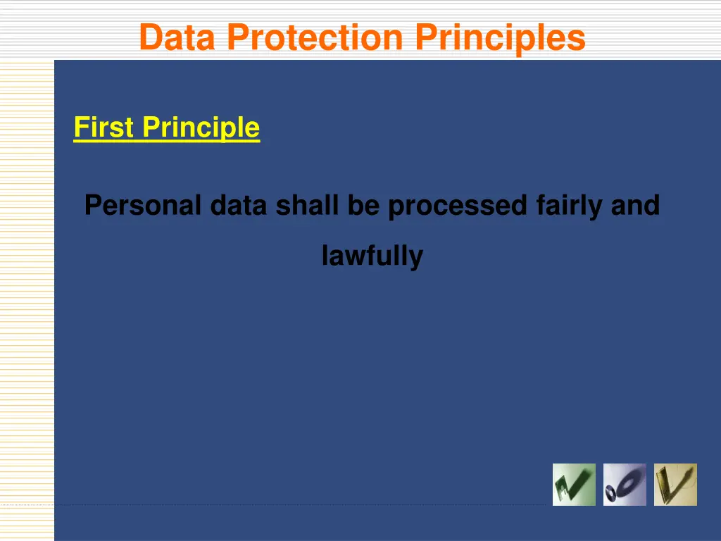 data protection principles