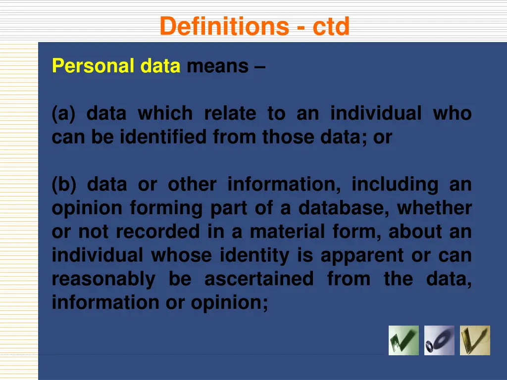 definitions ctd