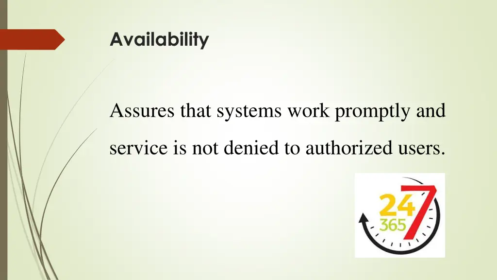 availability