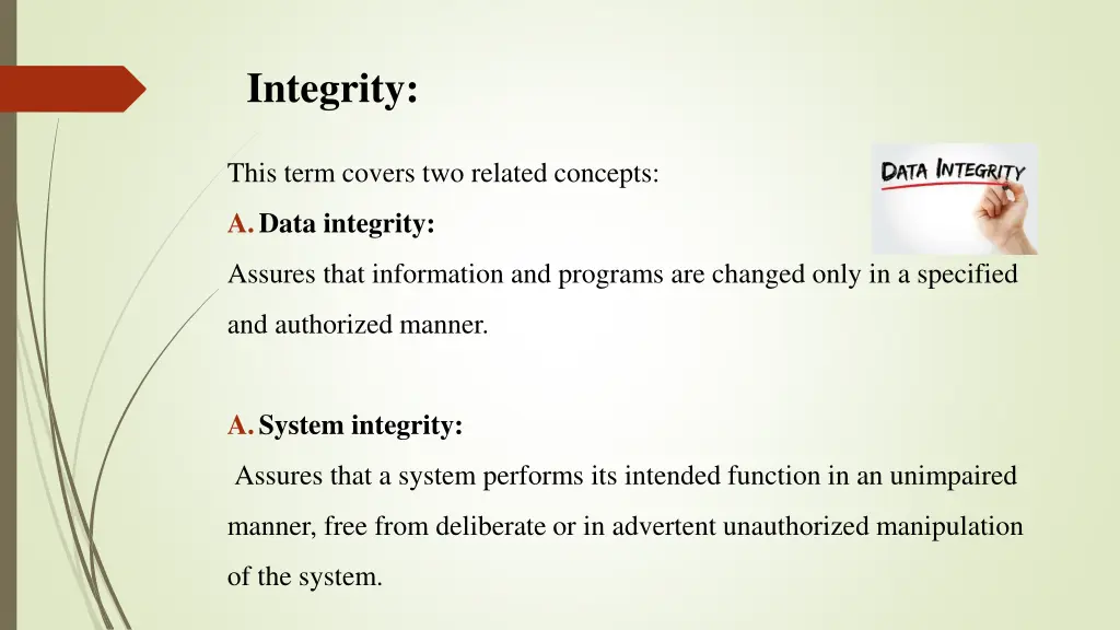 integrity