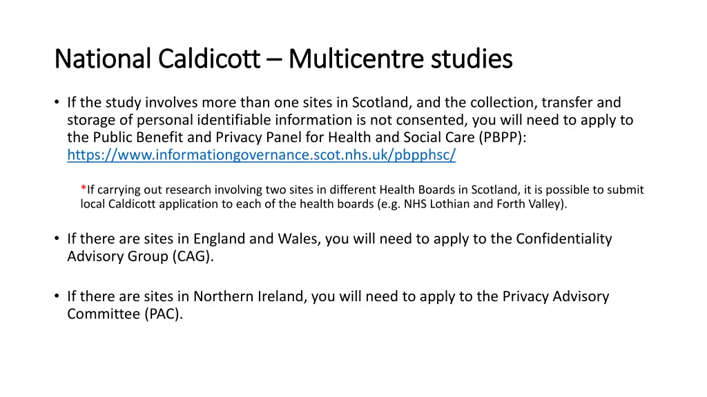 national caldicott national caldicott multicentre