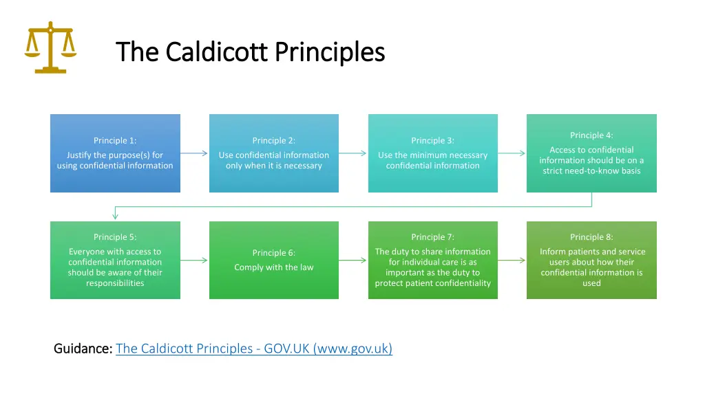 the caldicott principles the caldicott principles
