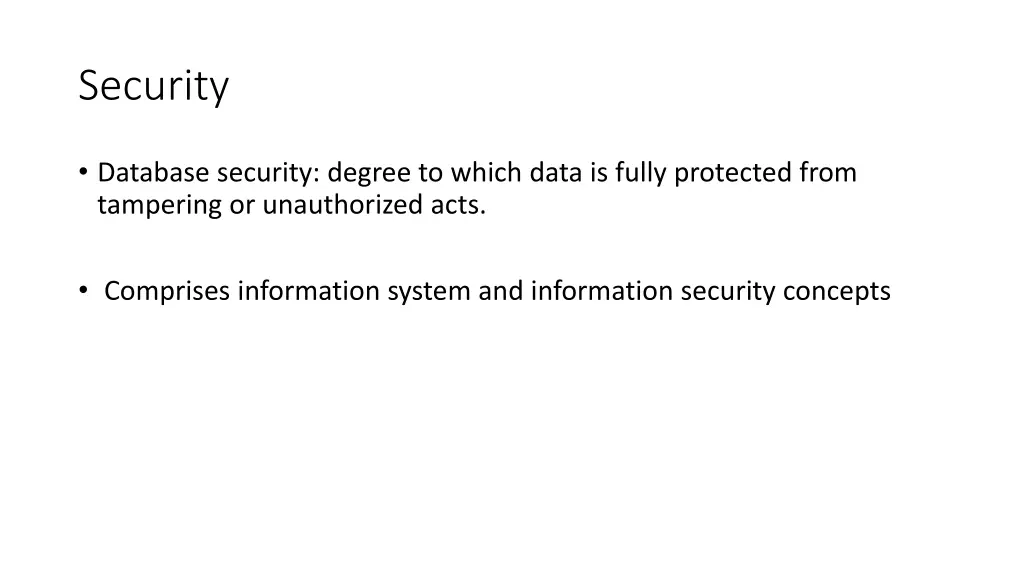 security