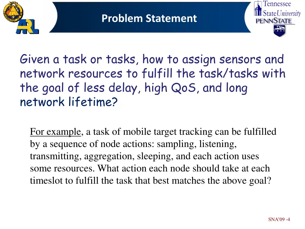 problem statement