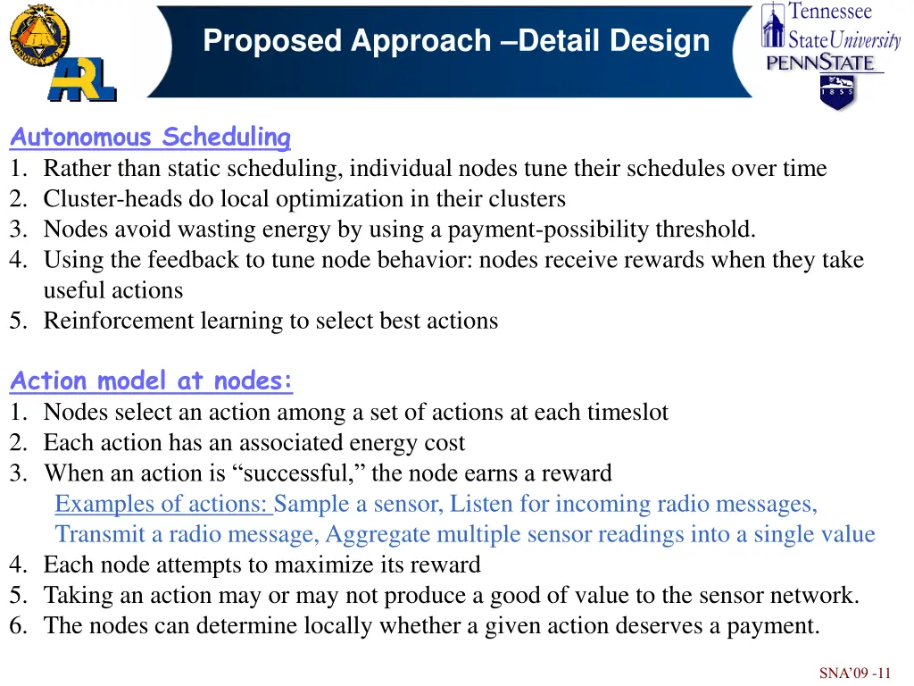 proposed approach detail design