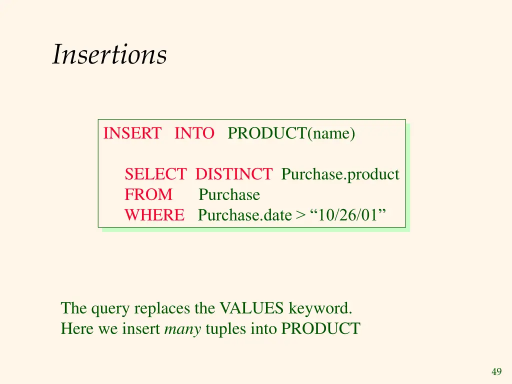 insertions 1