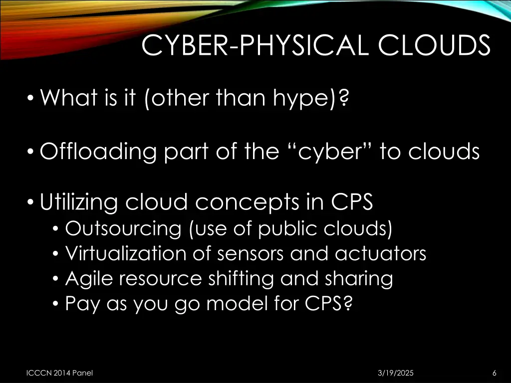 cyber physical clouds