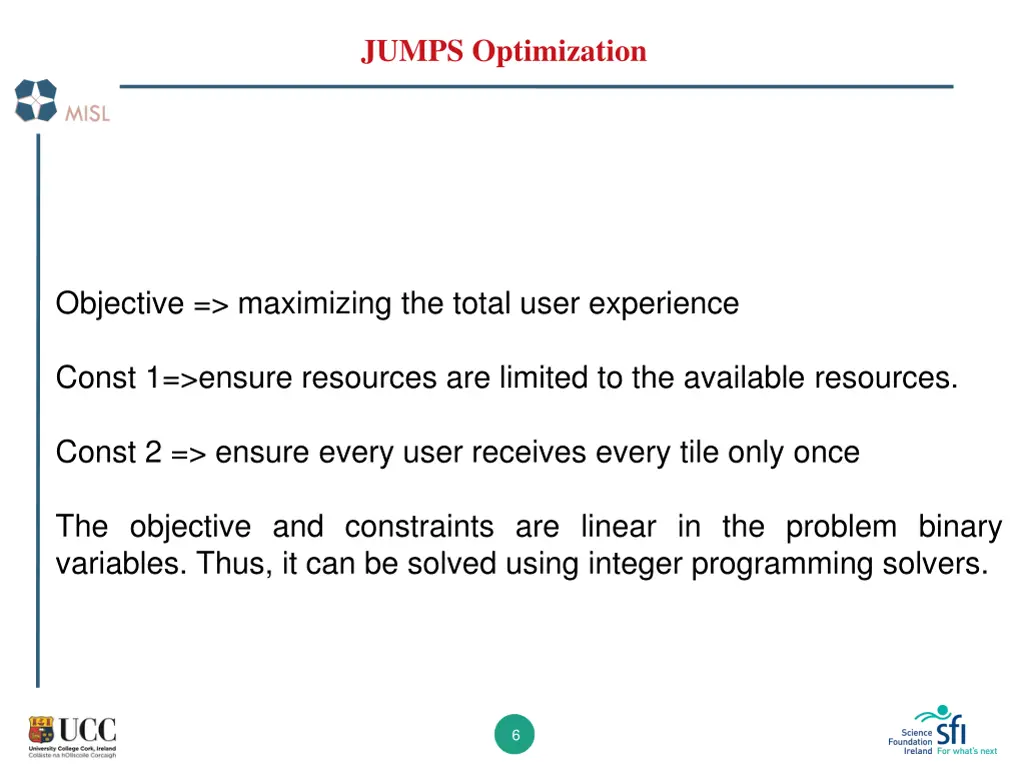 jumps optimization