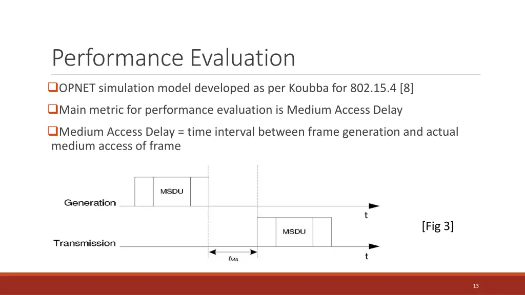 performance evaluation