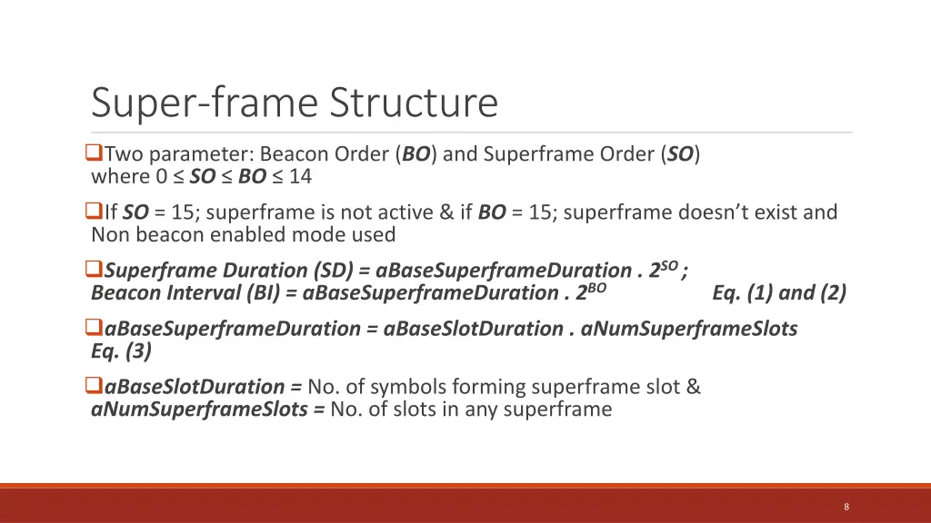 super frame structure 1