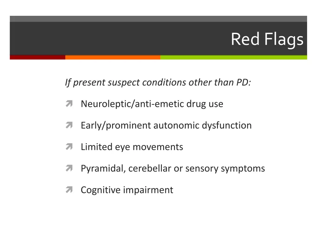 red flags