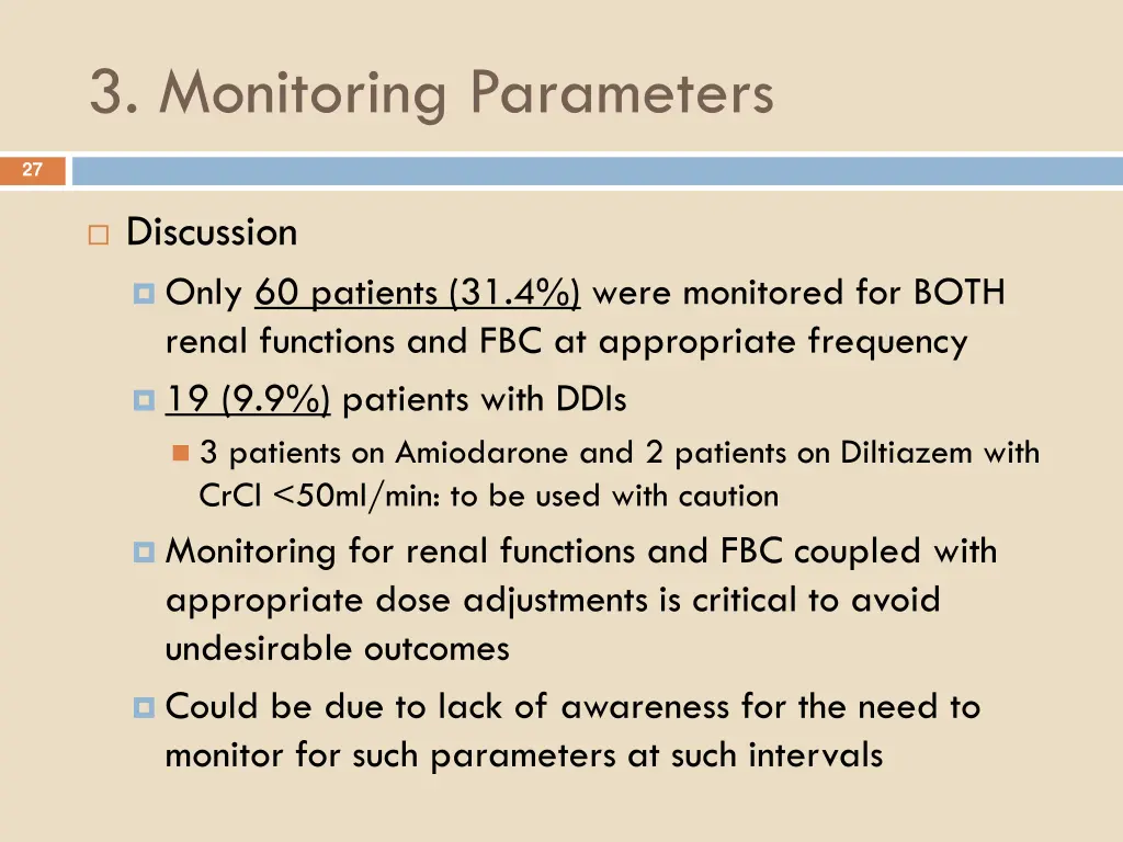 3 monitoring parameters 6
