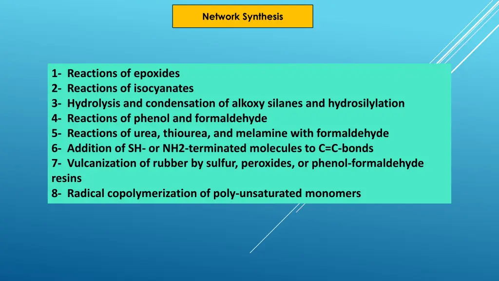 network synthesis