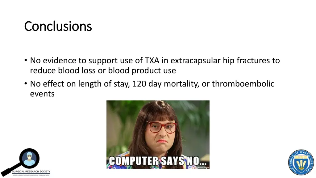 conclusions conclusions