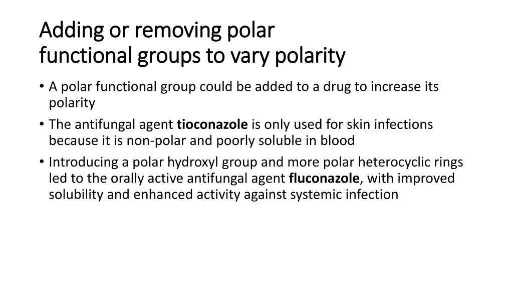 adding or removing polar adding or removing polar