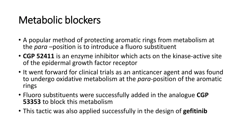 metabolic blockers metabolic blockers