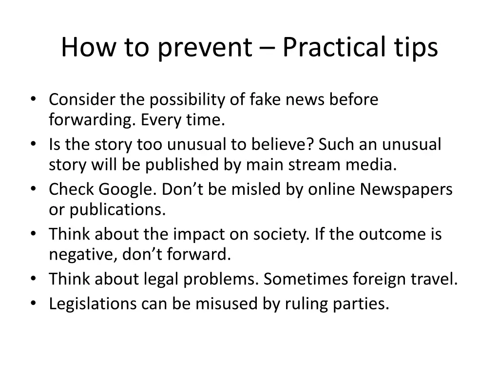how to prevent practical tips