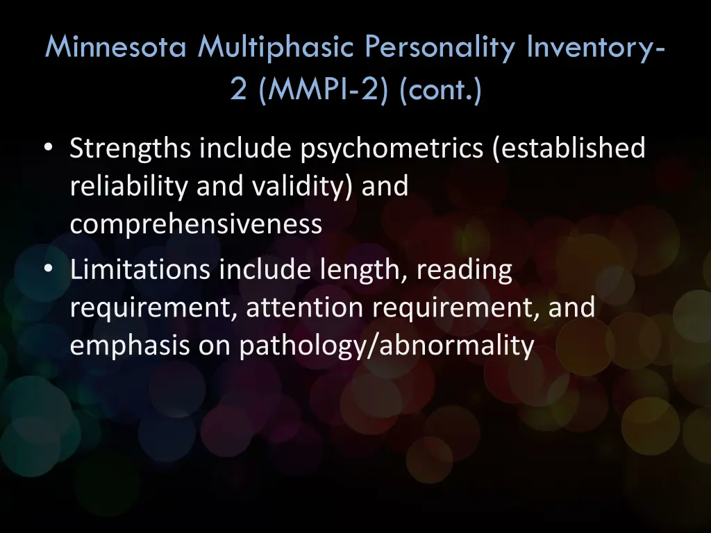 minnesota multiphasic personality inventory 4