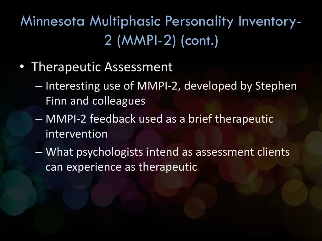 minnesota multiphasic personality inventory 5