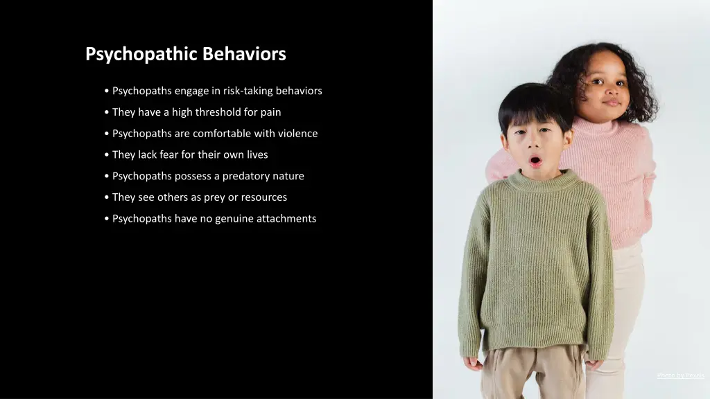 psychopathic behaviors