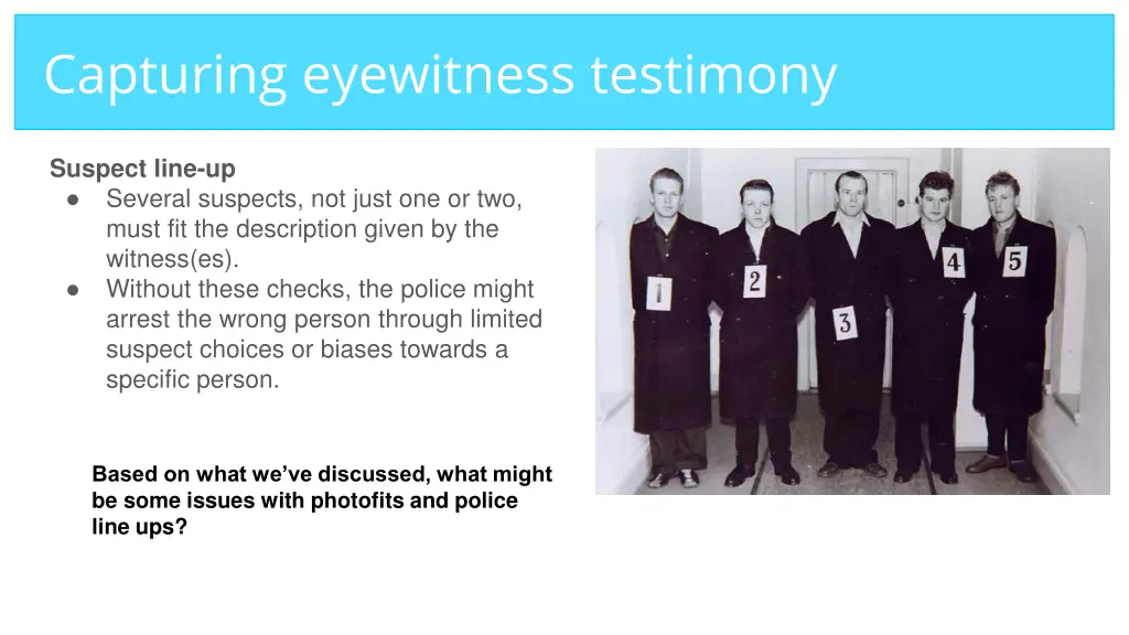 capturing eyewitness testimony 1