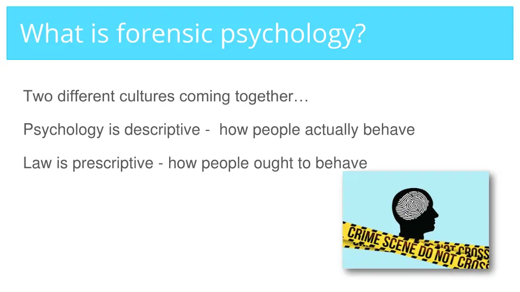 what is forensic psychology 1