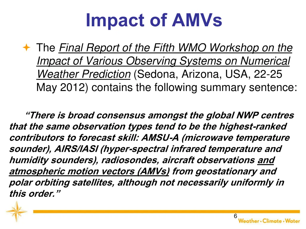 impact of amvs