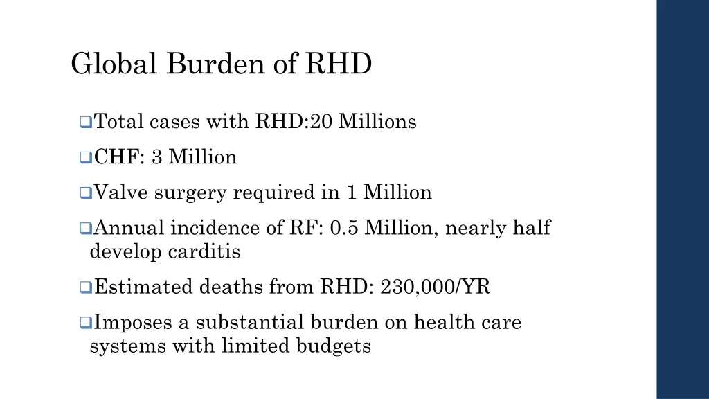 global burden of rhd