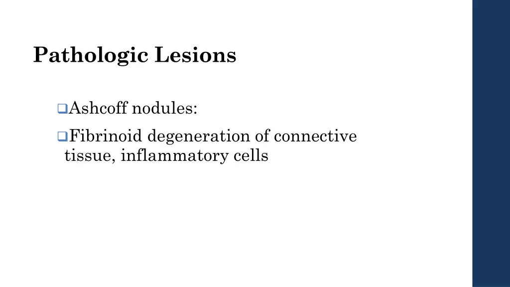 pathologic lesions