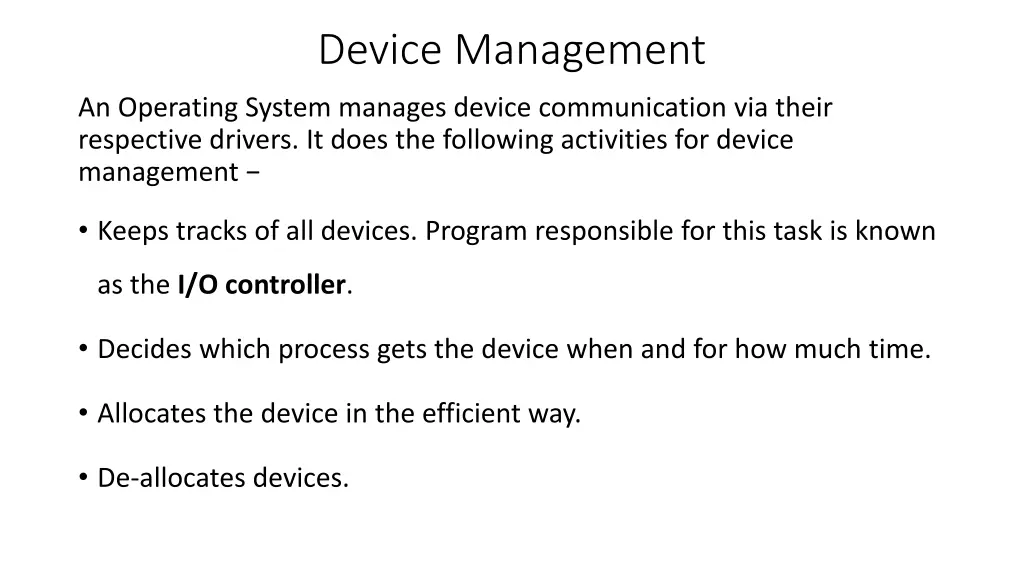 device management