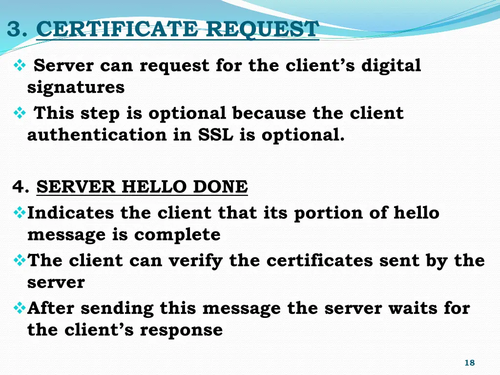 3 certificate request
